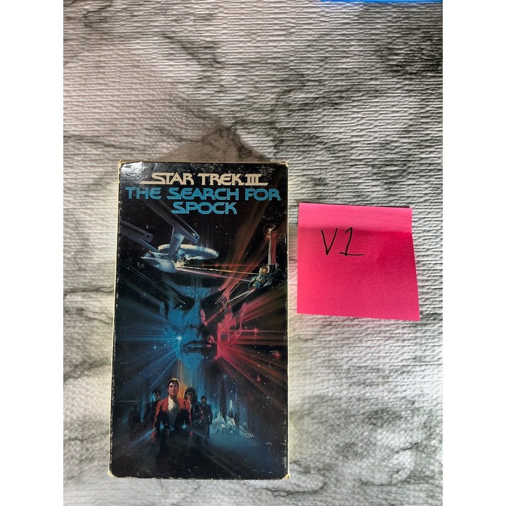 Star Trek III The Search for Spock VHS Tape Movie‎ Paramount Pictures